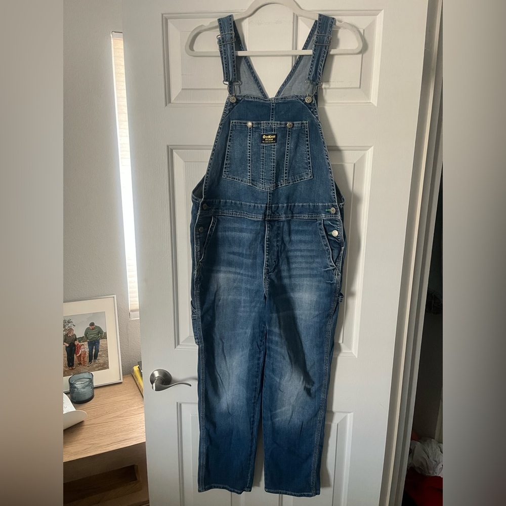 Vintage OshKosh B'gosh Classic Blue Denim Overalls (Adult)